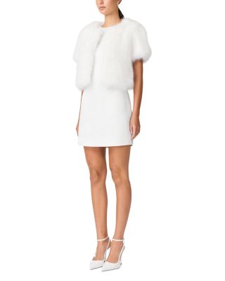 Lucyna Faux Fur Bolero Jacket