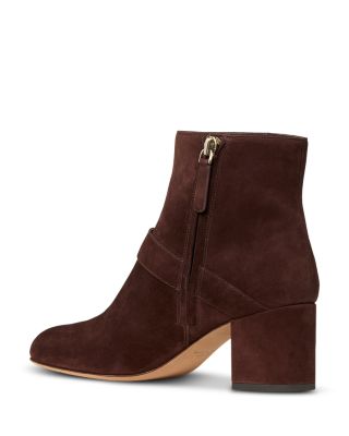 Women's Spade Flower Suede Ankle Booties