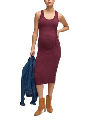 Seamless Midi Maternity Dress
