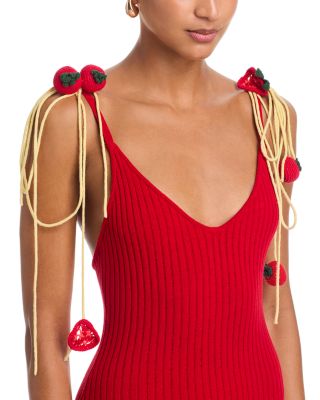 Spaghetti Strap Crochet Maxi Dress - Exclusive