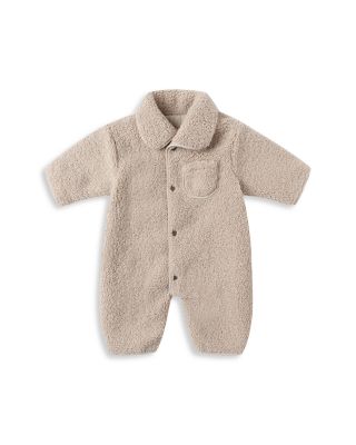 Unisex Reversible Faux Sherpa Jumpsuit - Baby