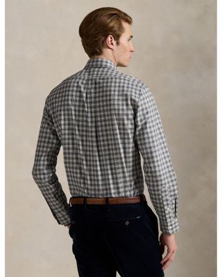 Classic Fit Plaid Twill Shirt