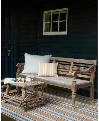 Dash Albert by Annie Selke DA142 Blue Heron Stripe Indoor/Outdoor Area Rug, 8'0"x10'0"