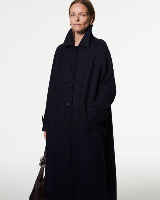 Mabel Buckle Detail Leather Tote Bag