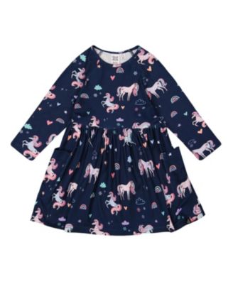 Girls' Jersey Dress with Pockets - Big Kid