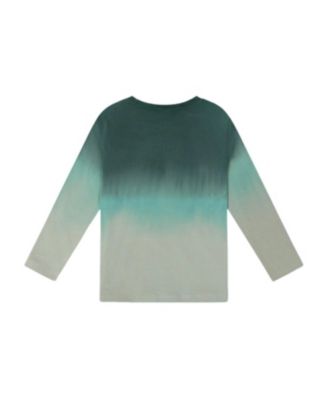 Boys' Long Sleeve Organic Cotton Gradient Jersey Tee - Little Kid