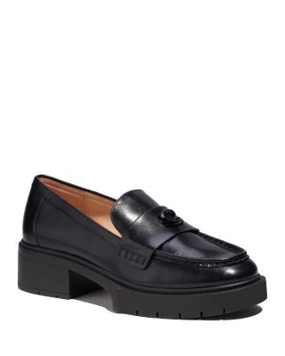 靴 COACH WOMENS LOAFERS Amazon.com | Coach® Leah Loafers for Women – Leather and