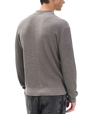 Crawford Wool &amp; Cashmere Blend Polo Sweater