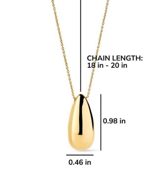 Soren Brass Gold Pendant Necklace