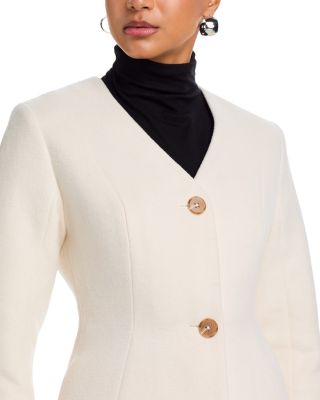 Textured Boiled Wool Jacket