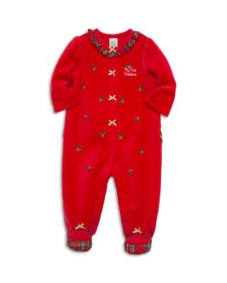 Girls' Holly Plaid Footie - Baby