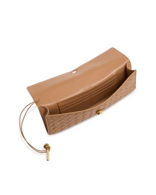 Andiamo Intrecciato Leather Clutch