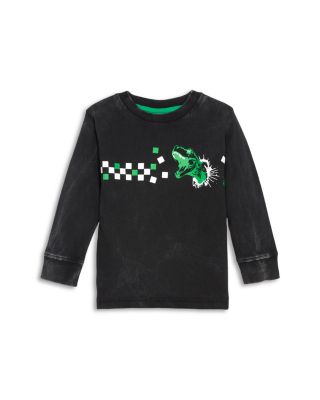 Boys' Dino Check Long Sleeve Tee - Little Kid