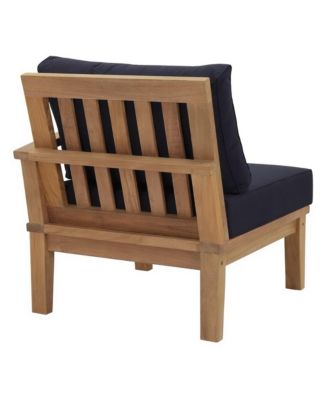 Marina Outdoor Patio Teak Right-Facing Sofa