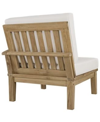 Marina Outdoor Patio Teak Right-Facing Sofa