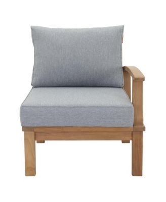 Marina Outdoor Patio Teak Right-Facing Sofa