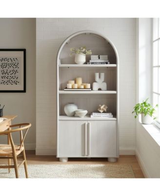 Bellamy Tall Arched Display Cabinet Bookcase