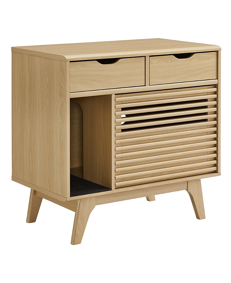 Modway Render Cat Cabinet In Brown