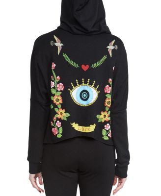 Amina Floral Eye Love Hoodie