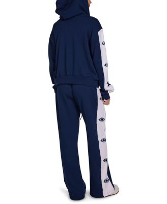 Shanley Evil Eye Stripe Hoodie