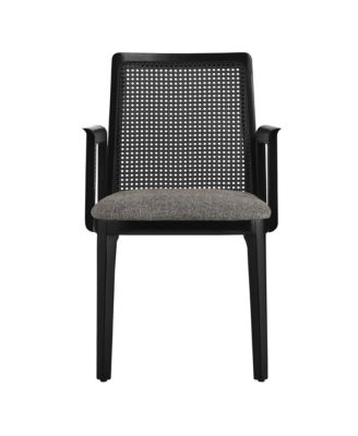 Monarch Wood and Rattan Dining Armchair