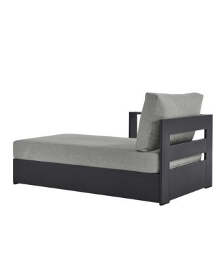 Tahoe Outdoor Patio Powder-Coated Aluminum Modular Left-Facing Chaise Lounge