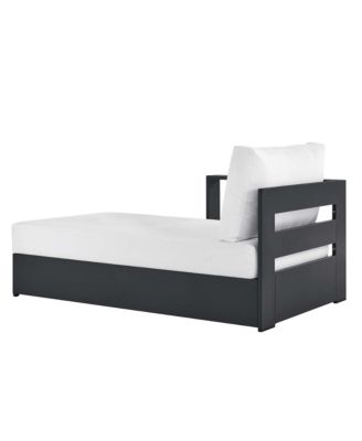 Tahoe Outdoor Patio Powder-Coated Aluminum Modular Left-Facing Chaise Lounge