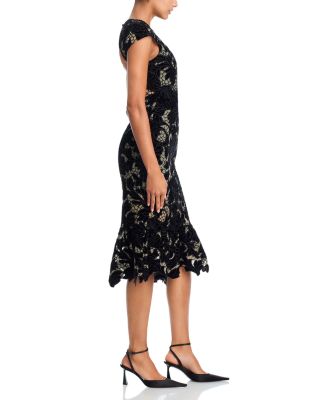 Clover Open Back Midi Dress