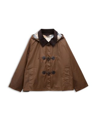 Myra Waxed Hooded Duffle Coat