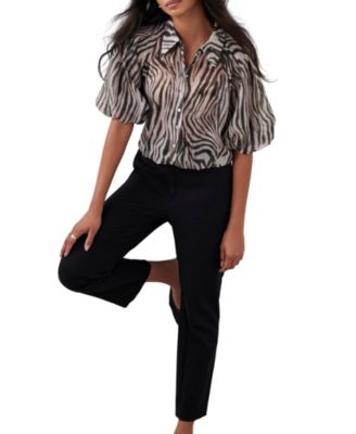Women's Zebra Print Shirt