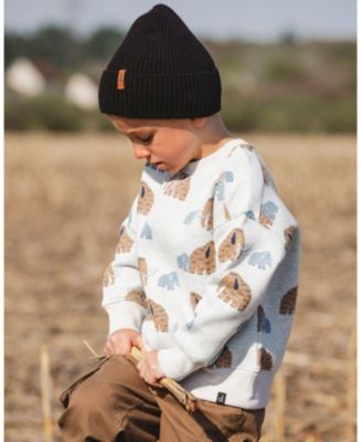 Boys' Long Sleeve Crew Neck Fleece Sweatshirt - Little Kid, Big Kid