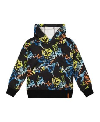 Boys' Printed Hooded Fleece Sweatshirt - Little Kid, Big Kid