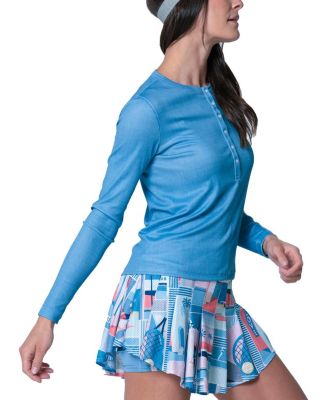  Linen Play Henley Top