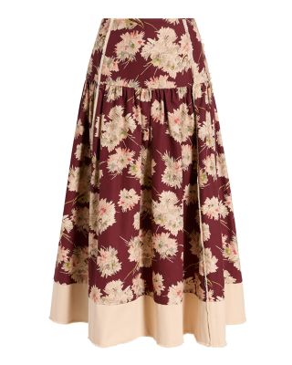Mae Bouquet Aura Midi Skirt