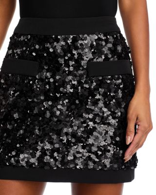 Sequin Mini Skirt - Exclusive