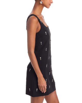 Crystal Embellished Shift Dress - Exclusive