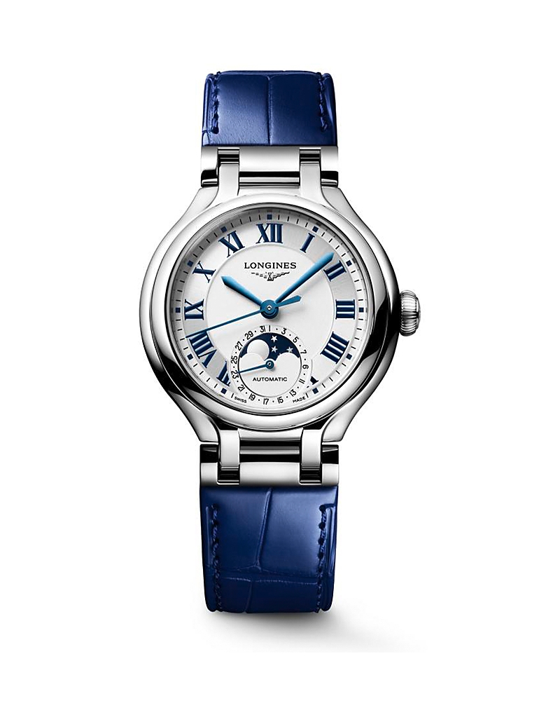Longines PrimaLuna Moonphase Watch, 34mm