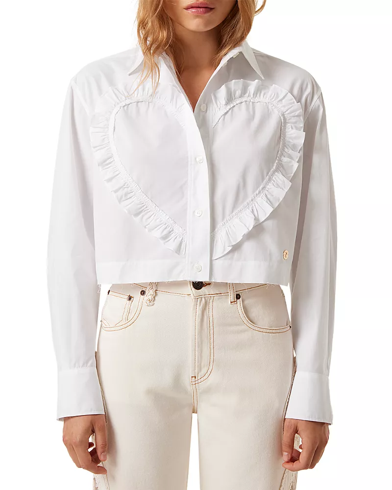 TRESSE Heart Shaped Ruffle Shirt