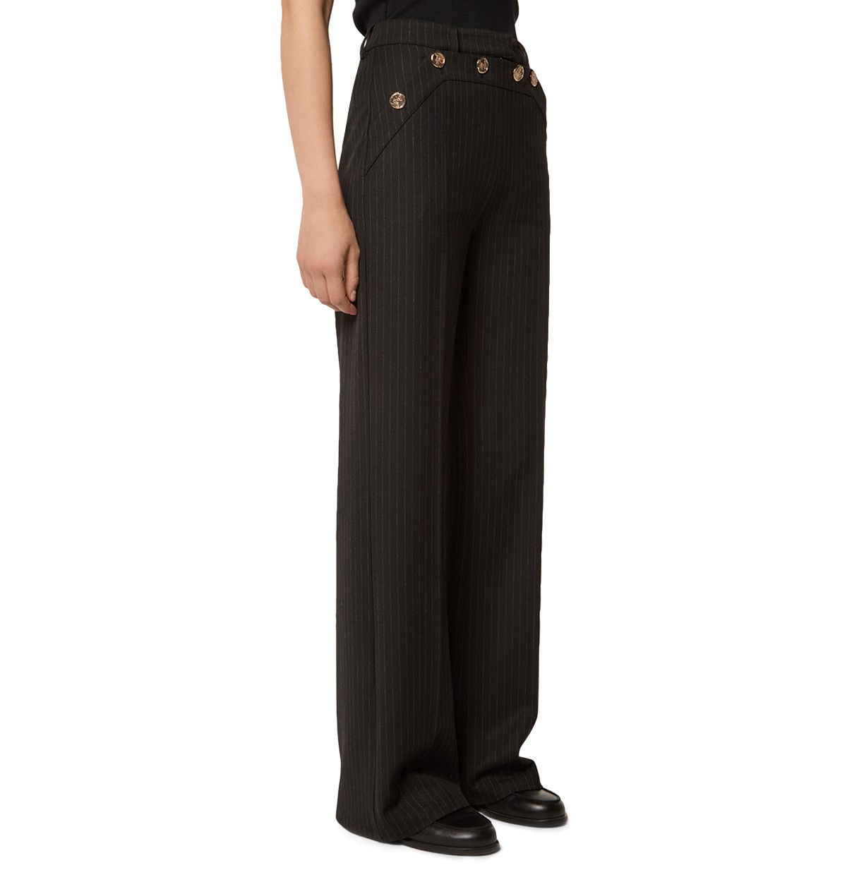 Paxtona Pinstriped Pants