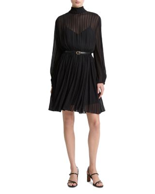 Crinkle Stripe Dress