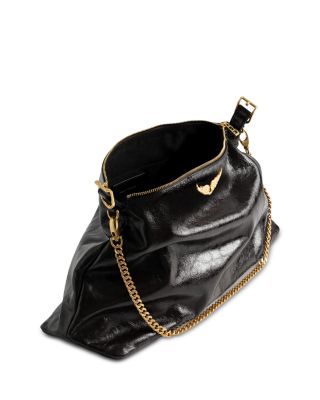 Jim Vintage Patent Shoulder Bag