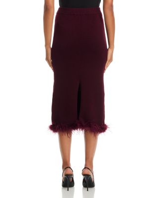 Bethany Feather Trim Skirt