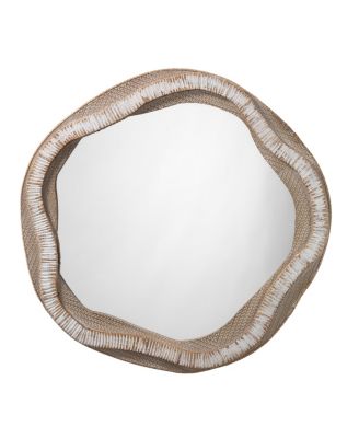 River Organic Rattan Mirror