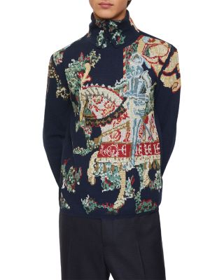 Heraldic Knight Wool Sweater