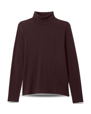 M&eacute;lange Turtleneck Top