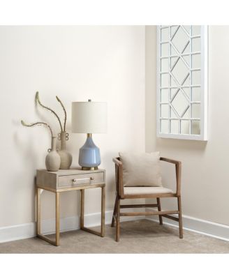 Kain Faux Leather Shagreen Side Table