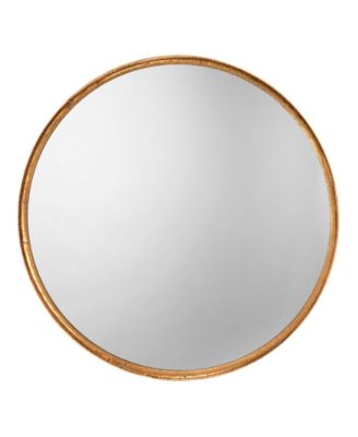 Refined Iron Round Wall Mirror