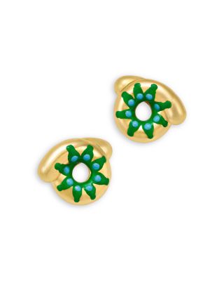 Bea Bongiasca - Stud Earrings in 9K Yellow Gold