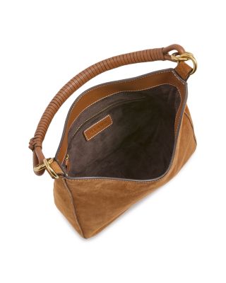 Mel Suede Shoulder Bag