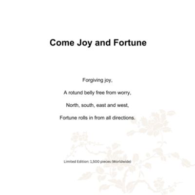 Come Joy and Fortune Sculpture
